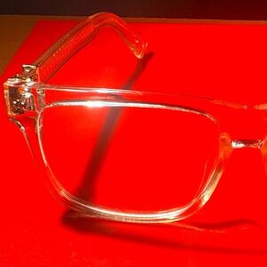 UNISEX - Authentic Chrome Heart Cross Design Clear Glasses